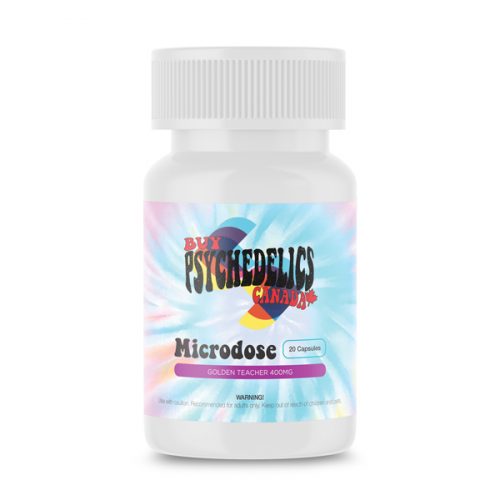 Buy Golden Teacher Microdose (400MG | 400MG) 20 Capsules Online In Canada - Buy Psychedelics Canada