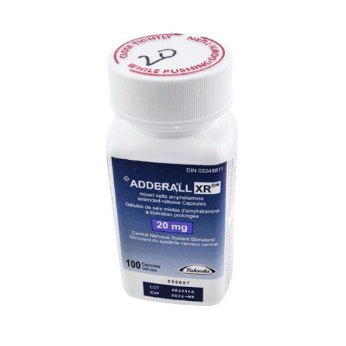 Alternative view of Adderall 20MG