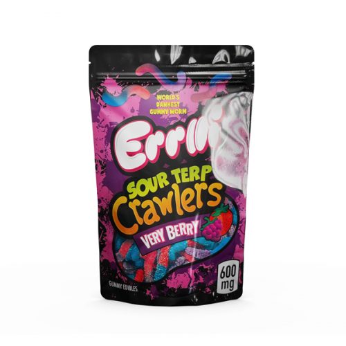 Errlli 600MG THC Sour Bite Crawlers Very Berry