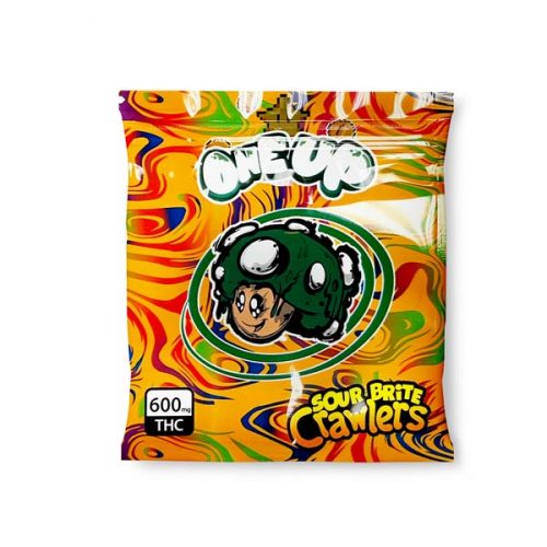 One Up 600MG THC Sour Brite Crawlers