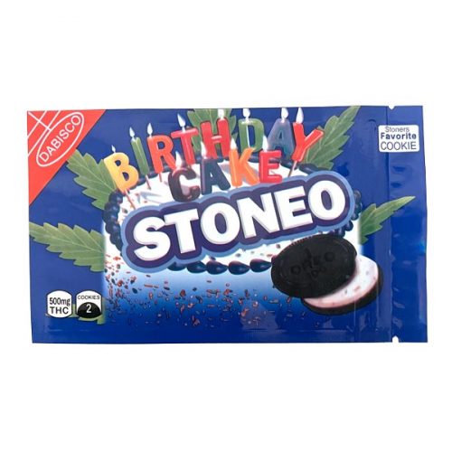 Stoneo 500MG THC Birthday Cake
