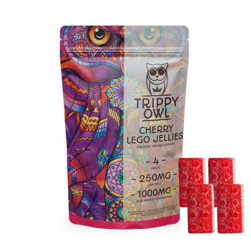 Trippy Owl – 1000mg Cherry Lego Jellies